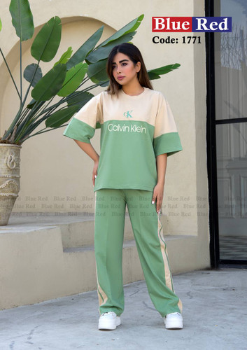 تیشرت و شلوار دمپا چهار فصل طرح CK