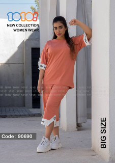 تیشرت شلوارک نخ پنبه ۳۸ـ۴۲ و ۴۴ـ۴۸