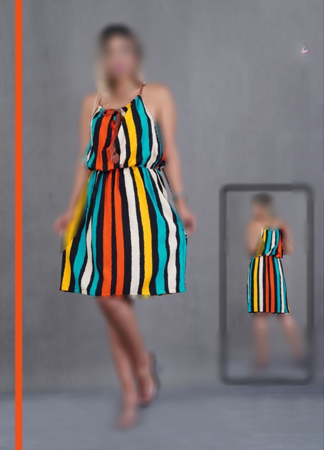 ساحلی کوتاه نخی سایز ۳۸ تا ۴۴