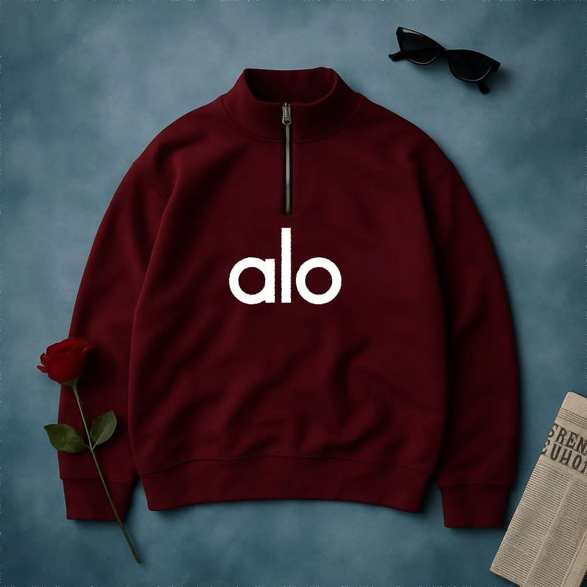 دورس نیم زیپ چری طرح alo