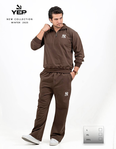 ست مردانه دورس نیم زیپ و شلوار