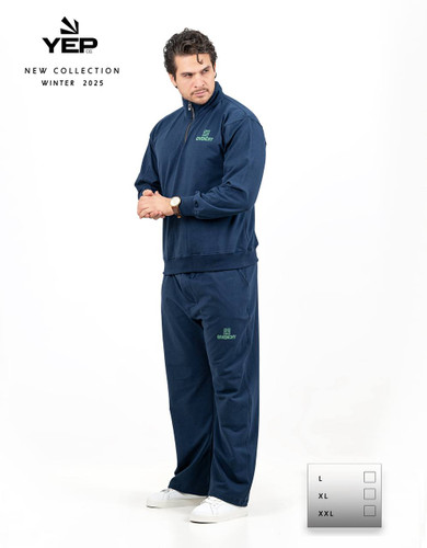 ست مردانه دورس نیم زیپ و شلوار در سه سایز