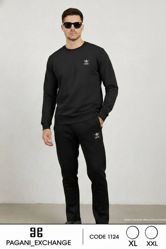 ست مردانه بلوز آستین بلند و شلوار دورس پنبه در دو سایز