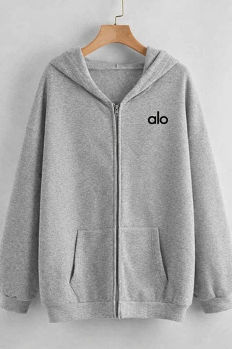 سوییشرت زیپدار کلاهدار توکرکی alo