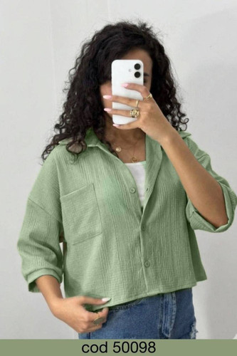 شومیز باکسی تک جیب
