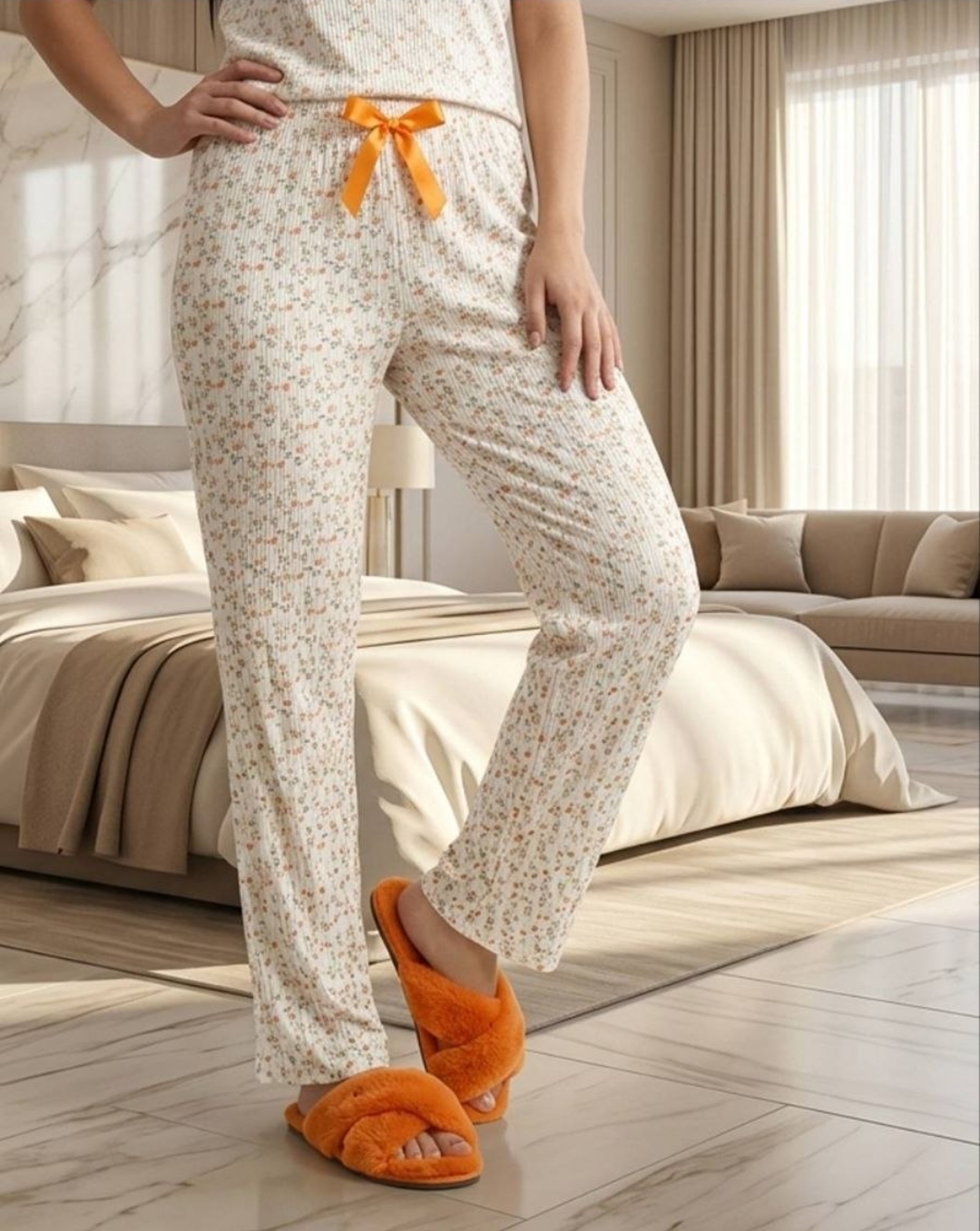 شلوار زنانه پنبه کبریتی ترک