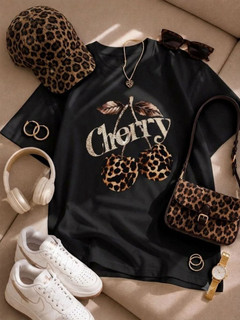 تیشرت باکسی cherry