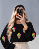 کراپ بافت طرح بستنی